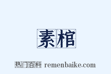 素棺是什么意思的图片